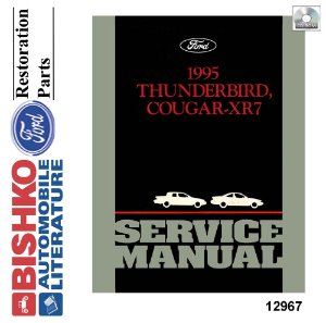 1995 Ford Thunderbird, Cougar XR7 Factory Shop Service Manual