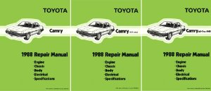 1988 Toyota Camry Shop Service Repair Manual
