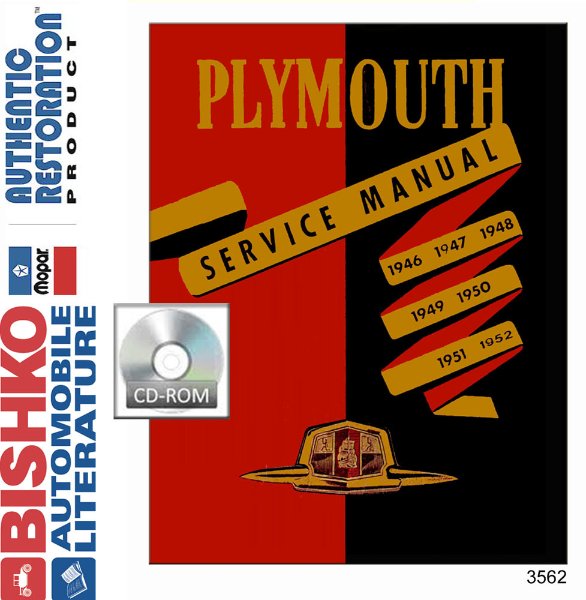 1946–1952 Plymouth All Models Factory Shop Service Manual