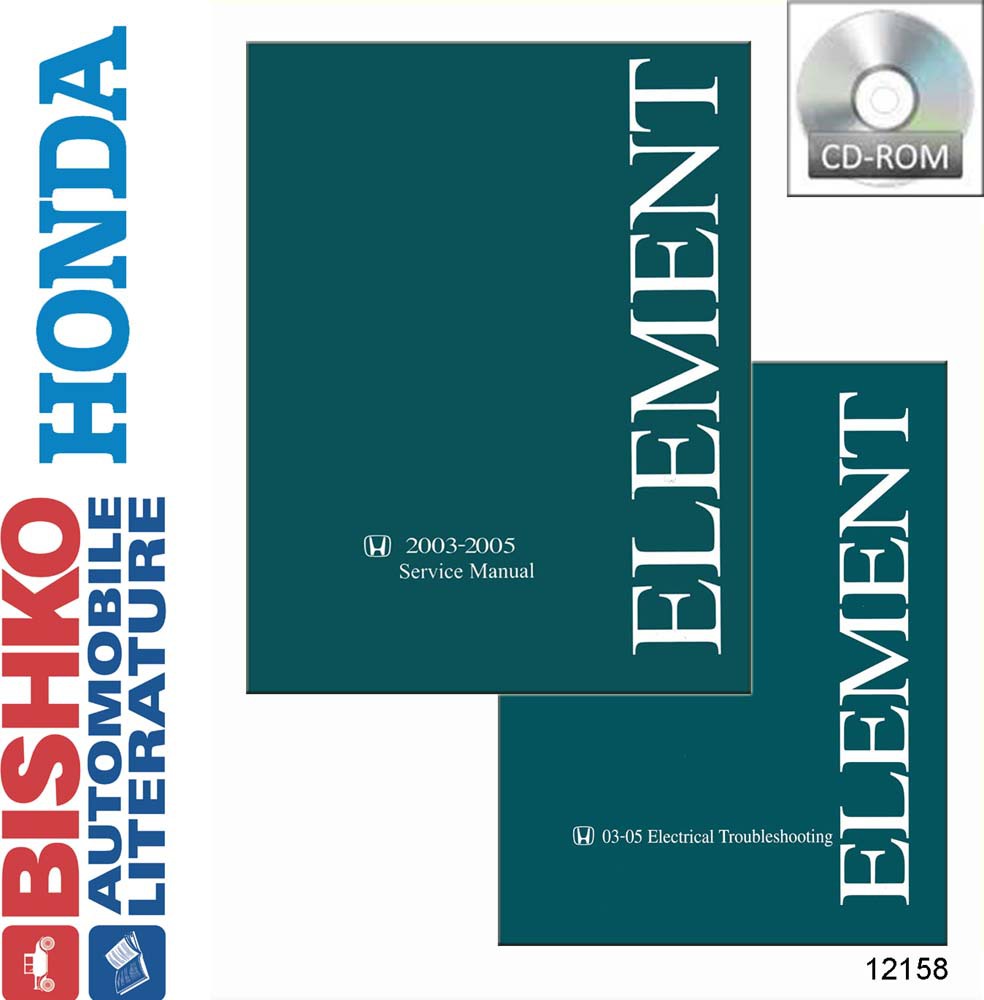 2003-2005 HONDA ELEMENT Body, Chassis & Electrical Service Manual w/ETM Manual main image