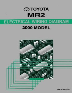 2000 Toyota MR-2 Wiring Diagrams Manual