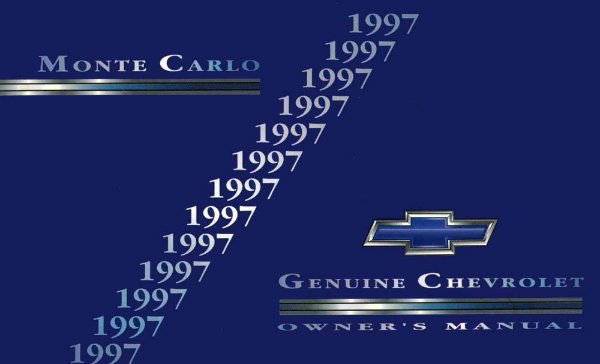 1997 Chevrolet Monte Carlo Owner's Manual