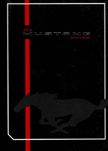 2012 Ford Mustang Owner's Manual
