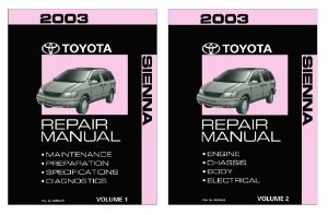 2003 Toyota Sienna Factory Shop Service Manual