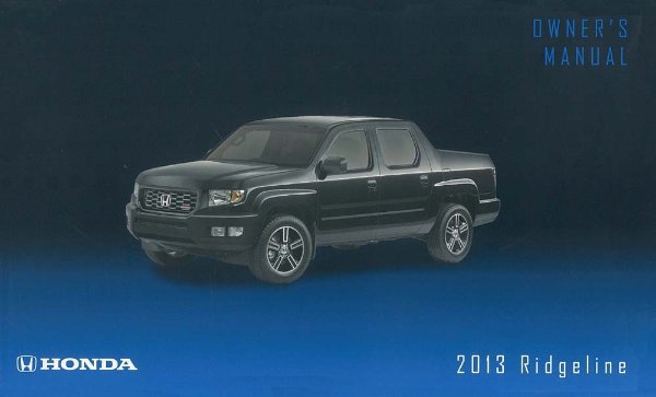 2013 Honda Ridgeline Owner's Manual