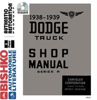 1938-39 DODGE TRUCK SERIES R Body, Chassis & Electrical Service Manual sample image