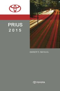 2015 Toyota Prius Owner's Manual