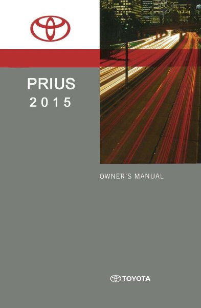 2015 Toyota Prius Owner's Manual