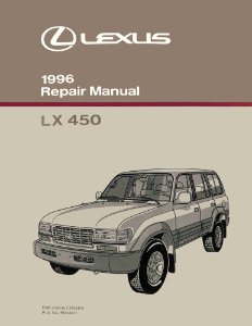1996 Lexus LX 450 Wiring Diagrams Manual