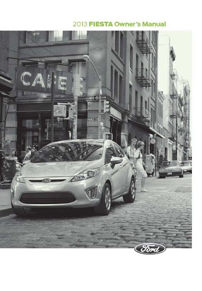 2013 Ford Fiesta Owner's Manual
