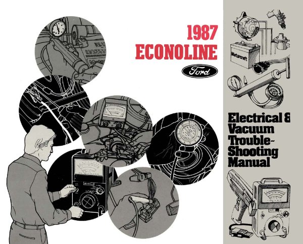 1987 Ford Truck Econoline Wiring Diagrams Manual