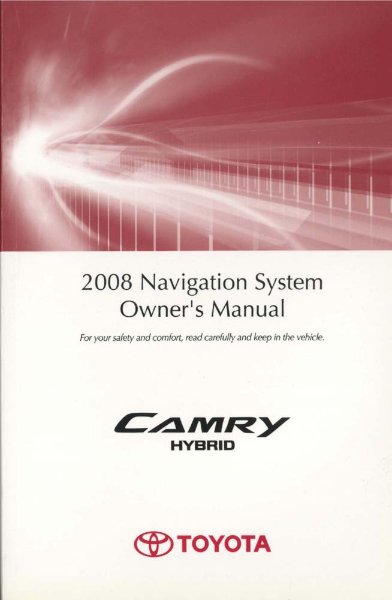 2008 Toyota Camry Hybrid Owner's Manual
