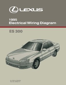 1995 Lexus ES 300 Wiring Diagrams Manual