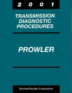 2001 Plymouth Prowler - Powertrain Diagnostic Procedures ONLY Factory Shop Service Manual
