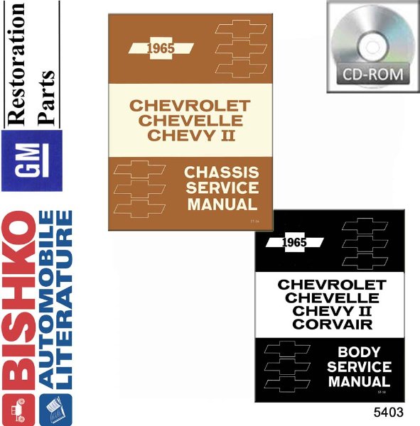 1965 Chevrolet BelAire Biscayne Chevelle etc Factory Shop Service Manual