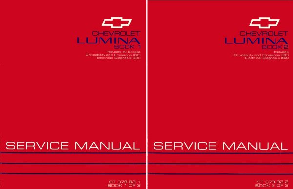 1993 Chevrolet Lumina Factory Shop Service Manual