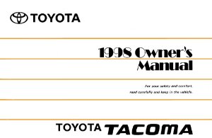 1998 Toyota Tacoma Owner's Manual
