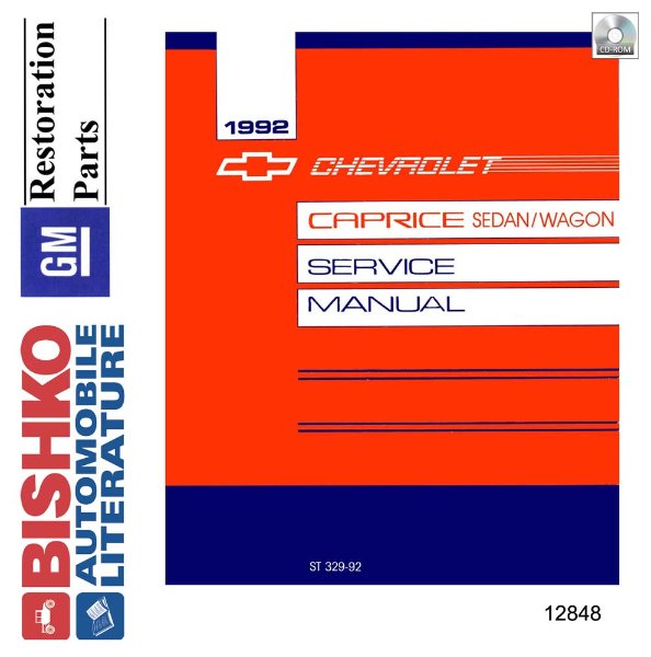 1992 Chevrolet Caprice, Wagon/Sedan Factory Shop Service Manual