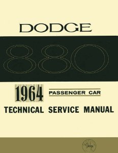 1964 Dodge 880 Factory Shop Service Manual