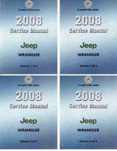 2008 Jeep Wrangler Factory Shop Service Manual