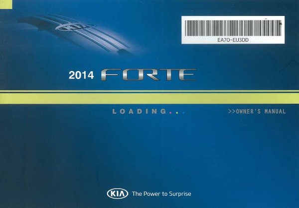 2014 Kia Forte Owner's Manual