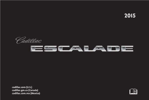 2015 Cadillac Escalade Owner's Manual