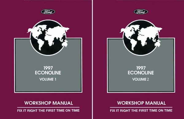 1997 Ford Truck Econoline, Club Wagon Factory Shop Service Manual