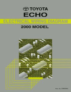 2000 Toyota Echo Wiring Diagrams Manual