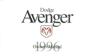 1996 Dodge Avenger Owner's Manual
