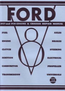 1937–1938 Ford V-8 Factory Shop Service Manual