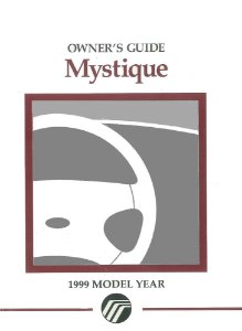 1999 Mercury Mystique Owner's Manual