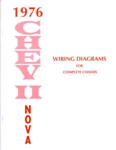 1976 Chevrolet Nova Wiring Diagrams Manual