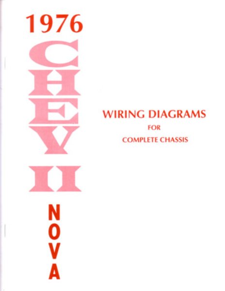 1976 Chevrolet Nova Wiring Diagrams Manual