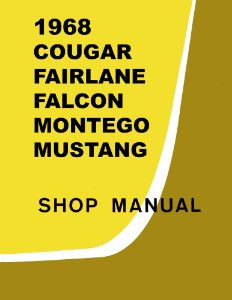 1968 Ford Cougar, Fairlane, Falcon