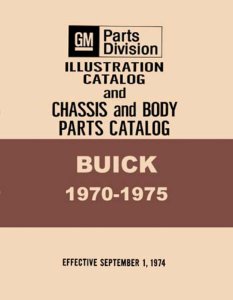 1965–1975 Buick All Models Parts Book