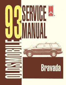 1993 Oldsmobile Bravada Factory Shop Service Manual