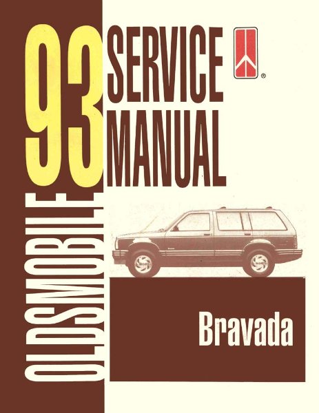 1993 Oldsmobile Bravada Factory Shop Service Manual