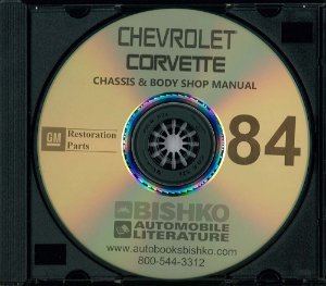 1984 Chevrolet Corvette Factory Shop Service Manual