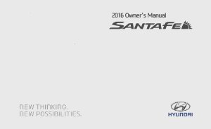 2016 Hyundai Santa Fe Owner's Manual