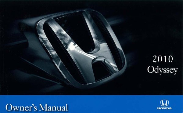 2010 Honda Odyssey Owner's Manual