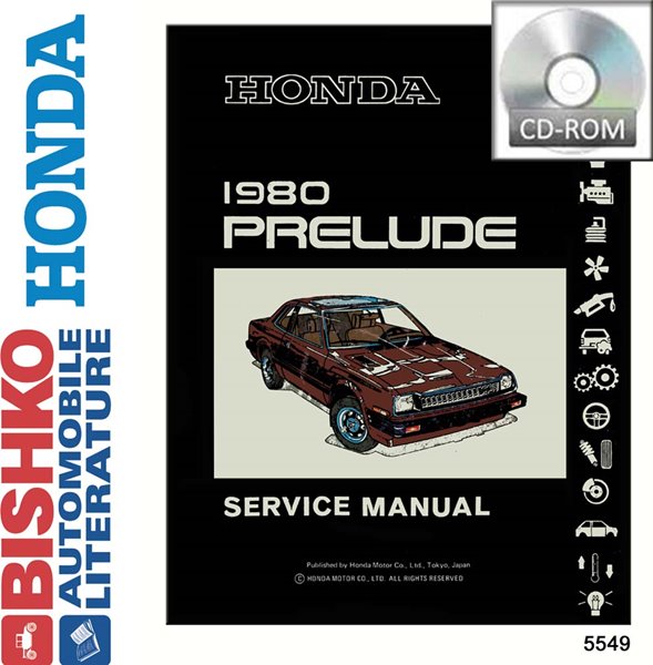 1980 Honda Prelude Factory Shop Service Manual