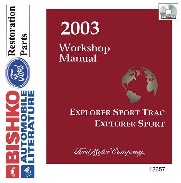 2003 Ford Truck Explorer Sport, Explorer Sport Trac Factory Shop Service Manual