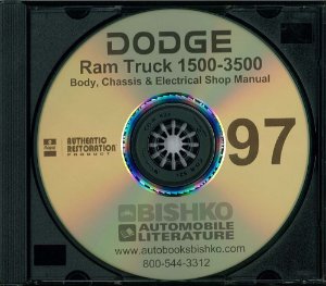 1997 Dodge 1500-3500 Ram Truck Factory Shop Service Manual