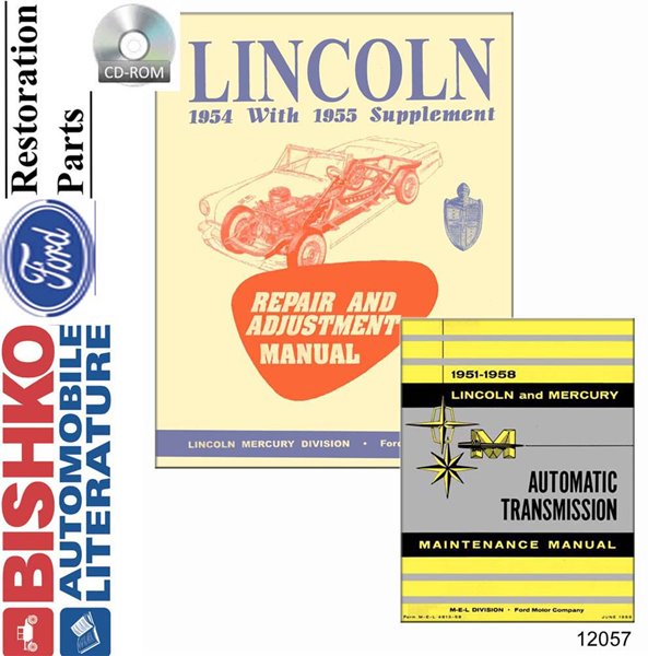 1954-1955 LINCOLN Body, Chassis & Electrical Service Manual main image