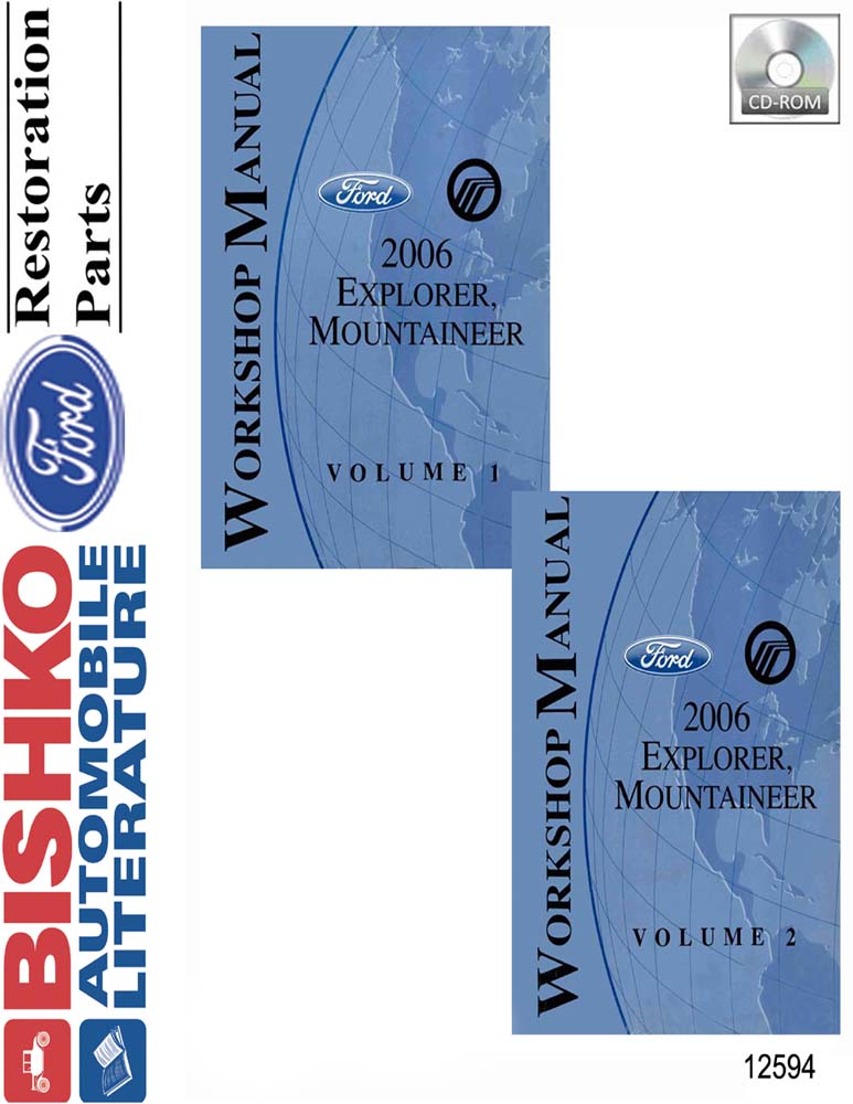 2006 Ford Truck Explorer, Mountaineer Factory Shop Service Manual