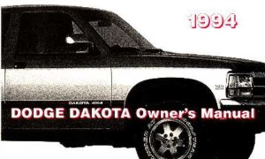 1994 Dodge Dakota Owner's Manual