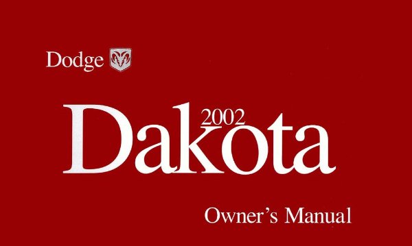 2002 Dodge Dakota Owner's Manual