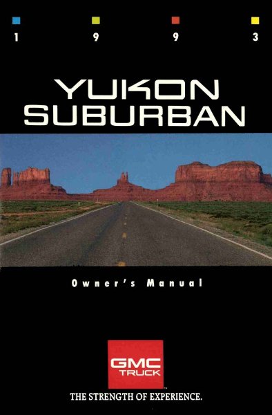1993 GMC Yukon/Suburban Owner's Manual
