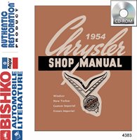 1954 CHRYSLER Body, Chassis & Electrical Service Manual sample image
