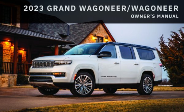 2023 Jeep Wagoneer Owner's Manual